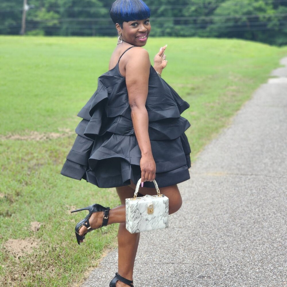 Tiered Mini Dress